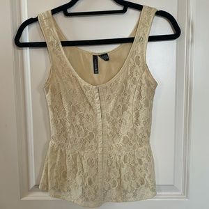 Lace Bustier Top